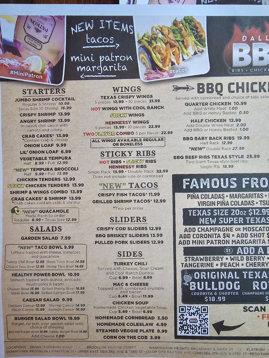 Dallas BBQ Menu - Image 1